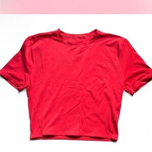 lululemon athletica Vibrant Red Crop Top